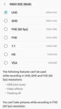 video resolution