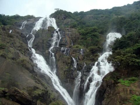 dudhsagar waterfall in goa
