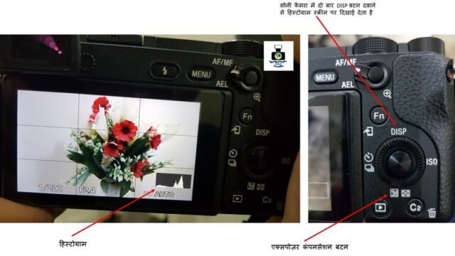 सोनी कैमरा का हिस्टोग्राम