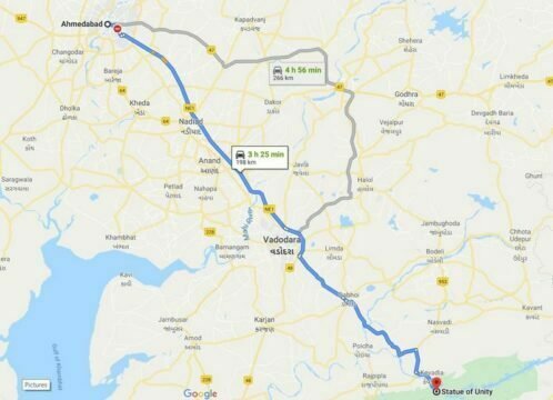 ahmedabad to statue of unity