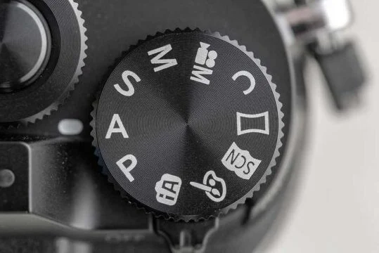 aperture priority setting