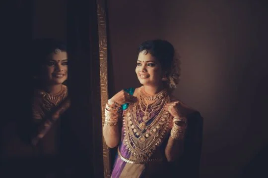 दुल्हन फोटोग्राफी पोज