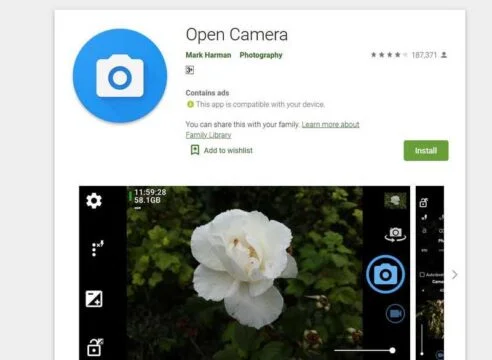 Open Camera App