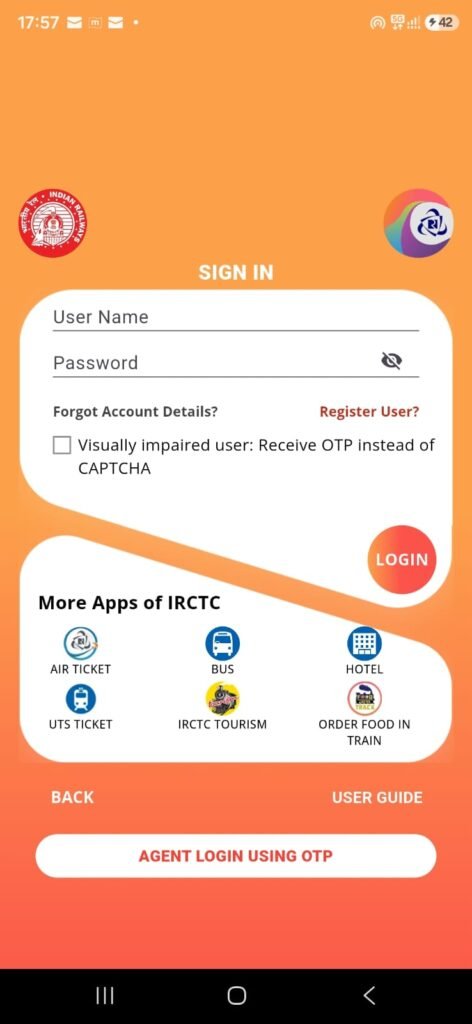 rail connect app