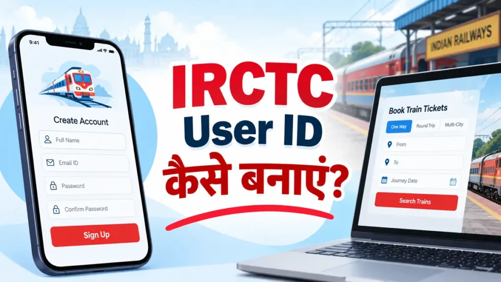 IRCTC user id kaise banaye