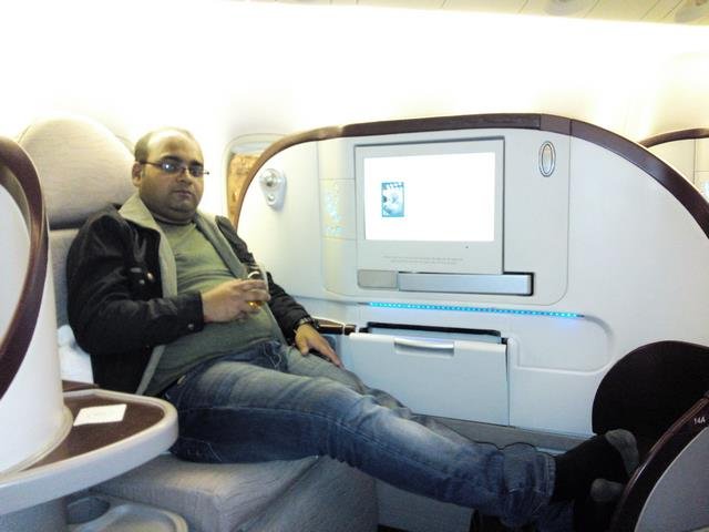 फ्लाइट में बिज़नस क्लास